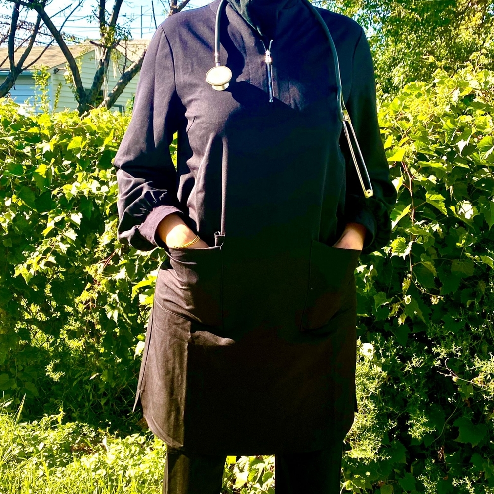 Modest nursing scrubs